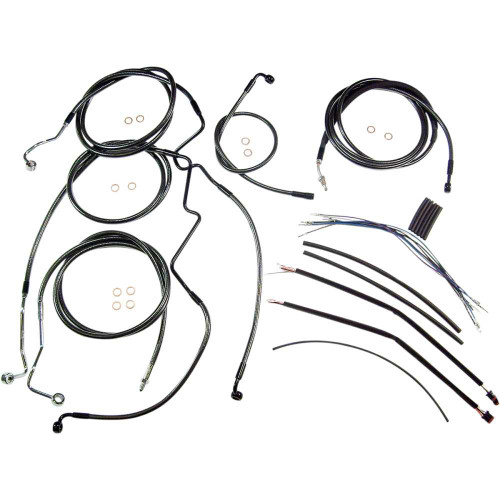 MAGNUM SHIELDING 487342 Magnum Shielding Black Pearl Designer Handlebar Installation Kit 487342