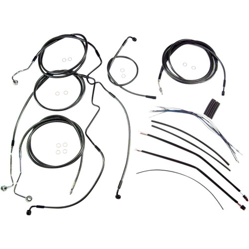 MAGNUM SHIELDING 487841 Magnum Shielding Black Pearl Designer Handlebar Installation Kit 487841