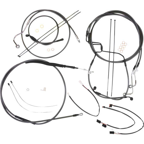 MAGNUM SHIELDING 487971 Magnum Shielding Black Pearl Designer Handlebar Installation Kit 487971