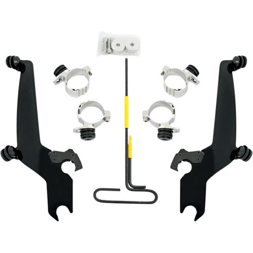 Memphis Shades Trigger Lock Sportshield Mounting Kit - Narrow - Black Meb8917 Memphis Shades Trigger Lock Sportshield Mounting Kit - Narrow - Black Meb8917
