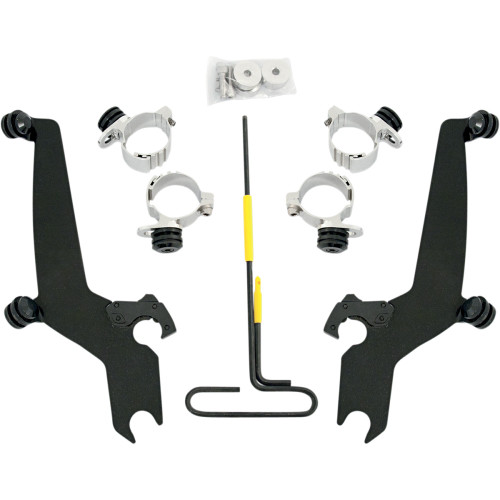 Memphis Shades Trigger Lock Sportshield Mounting Kit - Wide - Black Meb8916 Memphis Shades Trigger Lock Sportshield Mounting Kit - Wide - Black Meb8916