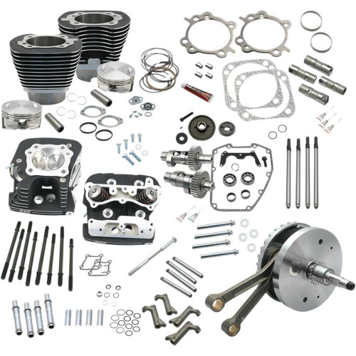 S&S CYCLE 9000565 124" Hot Set Up Engine Performance Kit - Black 900-0565