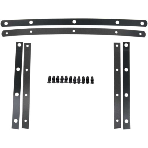 MEMPHIS SHADES MEM0915 Memphis Shades Fats Windshield Hardware Straps - Black Mem0915