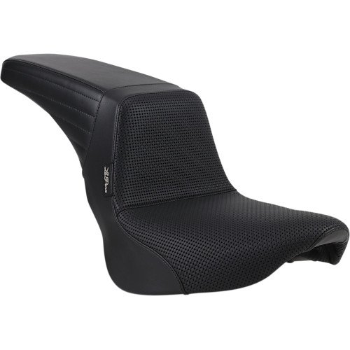 Le Pera Kickflip Seat - Basketweave - Black - Softail '18-'23 Lyx-590Bw