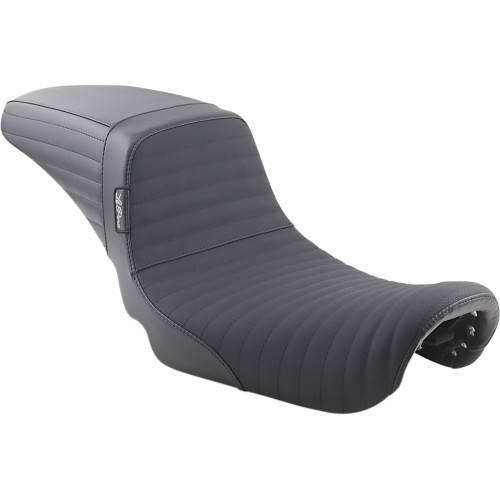 Le Pera Kickflip Daddy Long Legs Seat - Pleated W/ Gripp Tape - Black - Fx '06-'17 Lk-591Dlptgp