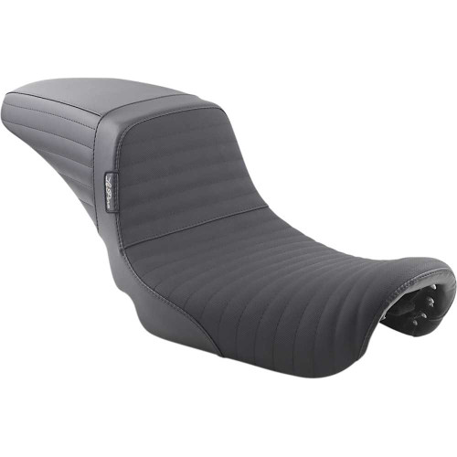 LE PERA LK591DLPTGP Le Pera Kickflip Daddy Long Legs Seat - Pleated W/ Gripp Tape - Black - Fx '06-'17 Lk-591Dlptgp