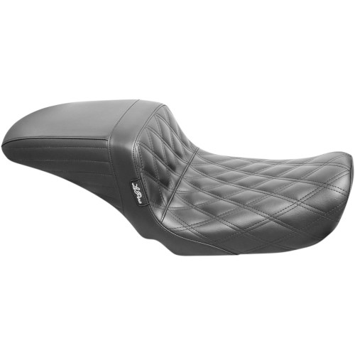 Le Pera Kickflip Seat - Double Diamond - Black - Fxd '06-'17 Lk-591Dd
