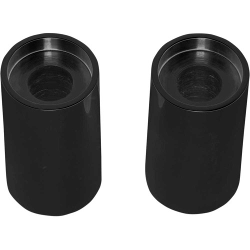 LA CHOPPERS LA741303B La Choppers Riser Extensions - 2" - Black La-7413-03B