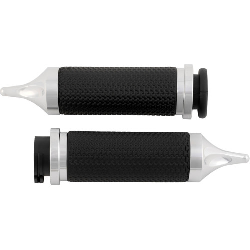 Avon Grips Grips - Memory Foam - Large - Spike - Chrome Mf-63B-Ch-Spk