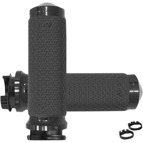 Avon Grips Grips - Memory Foam - Medium - Metric - Black Mt-Mf-63A-Ano