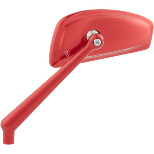 ARLEN NESS 510014 Arlen Ness Mirror - Tearchop - Side View - Teardrop - Red - Left 510-014