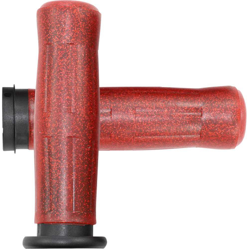 AVON GRIPS OLD69SREDFLY Avon Grips Grips - Old School - Throttle-By-Wire - Sparkling Red Old-69-Sred-Fly