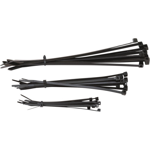 Moose Racing Cable Ties - Black - 30-Pack 303-4687
