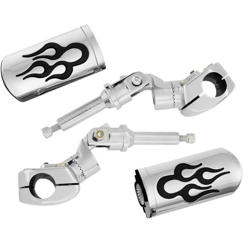 Show Chrome Highway Pegs - Flame - Gl1800 21-355P