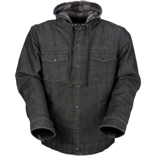 Z1R Timber Denim Shirt - Black/Gray - Small