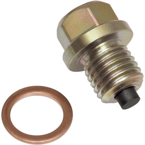 Show Chrome Magnetic Oil Drain Plug - Honda/Kawasaki/Victory 5-302