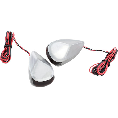 Alloy Art Turn Signal - Raw - Red/Red Mrl-3R