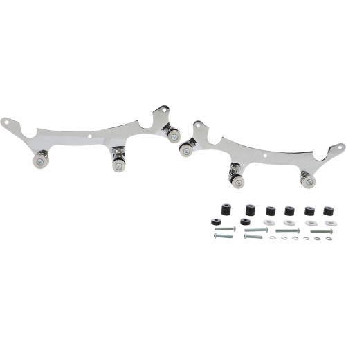 Cobra Backrest Mount - Chrome - Chieftain 502-2100 Cobra Backrest Mount - Chrome - Chieftain 502-2100