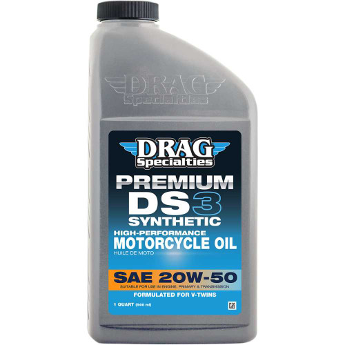 DRAG SPECIALTIES OIL 3601-0775 Drag Specialties Oil Ds3 Synthetic Engine Oil - 20W-50 - 1 U.S. Quart