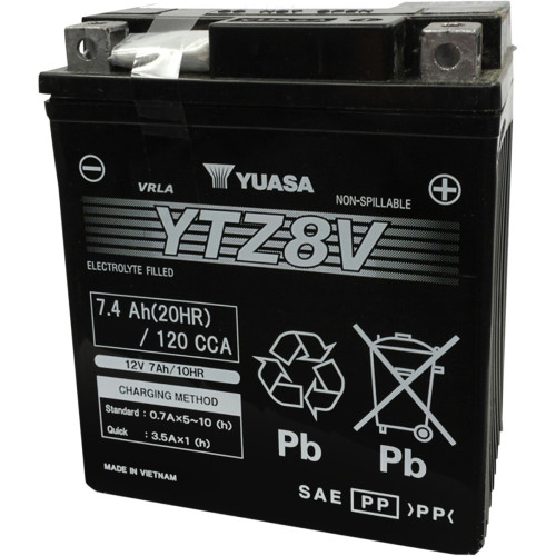 Yuasa Agm Battery - Ytz8V Yuam728Zv Yuasa Agm Battery - Ytz8V Yuam728Zv