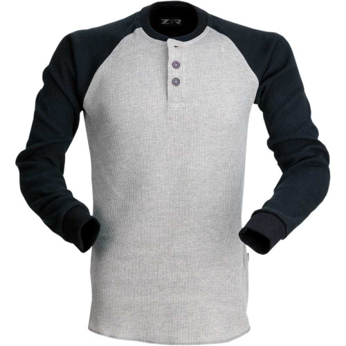 Z1R 2840-0150 Z1R Waffle Long-Sleeve Shirt - Gray - Medium