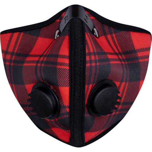 RZ MASK MKDC39:25424 Rz Mask M2 Nylon Mask - Red Plaid - Xl Mk-Dc39:25424