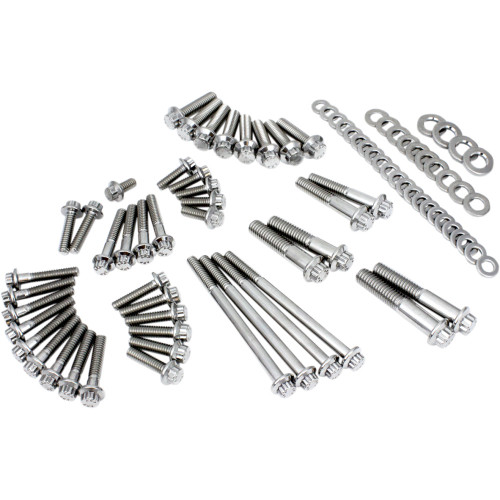 Feuling Oil Pump Corp. Fastener Kit - External Primary/Transmission - 12-Point - M8/Softail 3028