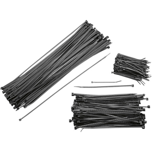 Parts Unlimited Cable Tie - 15" - Black - 100-Pack