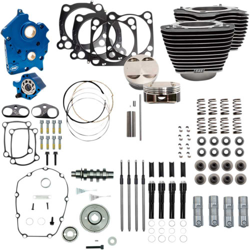 S&S CYCLE 3101058A S&S Cycle 124" Power Package Engine Performance Kit - Gear Drive 310-1058A