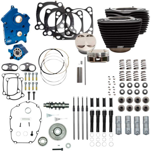 S&S CYCLE 3101059A S&S Cycle 124" Power Package Engine Performance Kit - Gear Drive 310-1059A