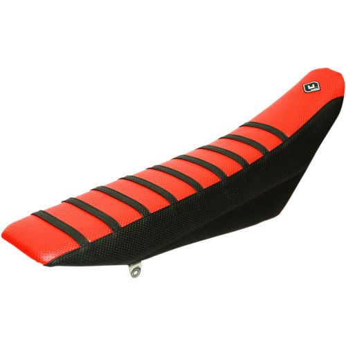 Flu Designs Inc. Pro Rib Seat Cover - Red/Black - Yz '06-'09 35502