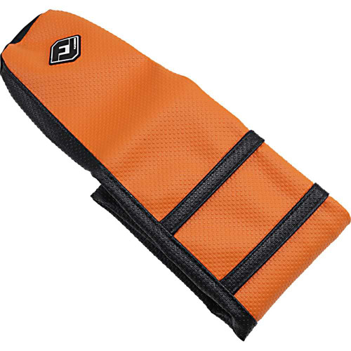 FLU DESIGNS INC. 55508 Flu Designs Inc. Pro Rib Seat Cover - Orange/Black - Ktm '19-'22 55508
