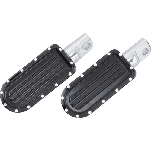 COVINGTONS C1243B Covingtons Rear Pegs - Dimpled - Black C1243-B