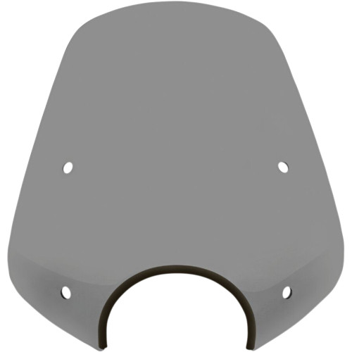 Memphis Shades Pop Top Windshield - 7" Headlight Cut Out - Black Smoke Mep55112