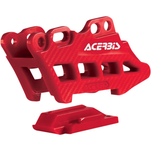 Acerbis Complete Chain Guide Block - Red - Honda 2410960004