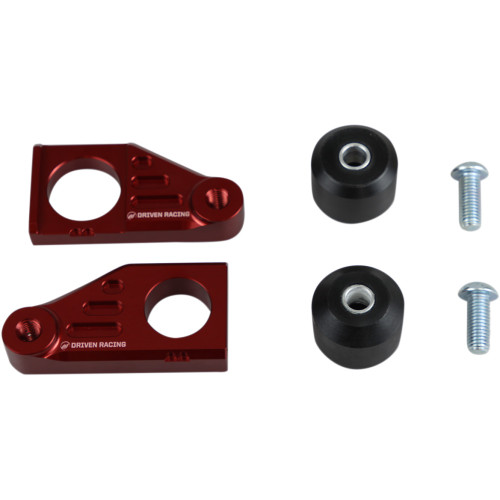 Driven Racing Axle Block Sliders - Honda - Red Drax-120-Rd
