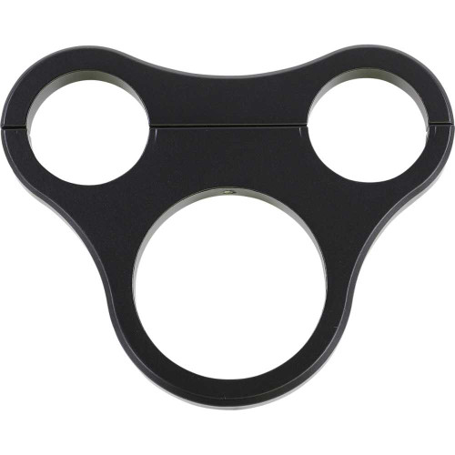 DRAG SPECIALTIES 2210-0566 Drag Specialties 1.5" T-Bar Gauge Mount - Flat Black - For Mini Gauge