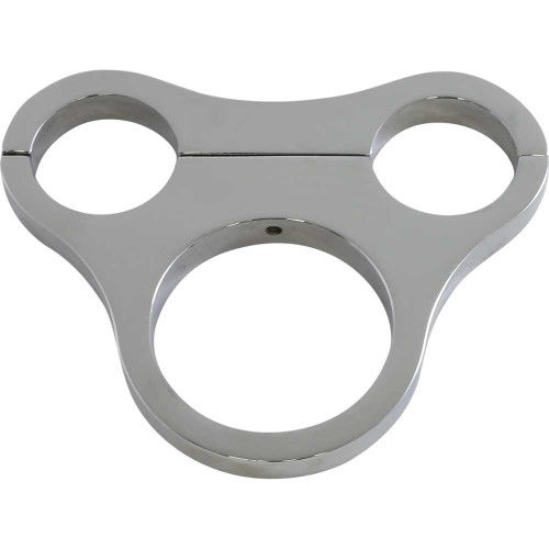 DRAG SPECIALTIES 2210-0564 Drag Specialties 1.5" T-Bar Gauge Mount - Chrome - For Mini Gauge