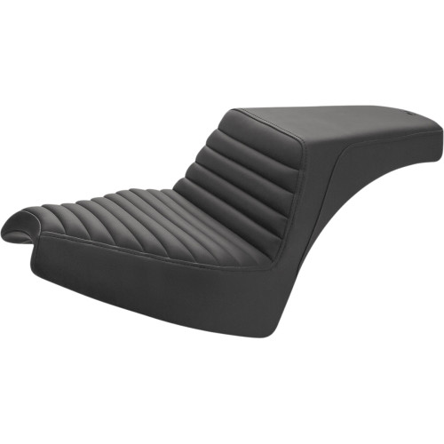 Saddlemen Step-Up Seat - Front Tuck-N'-Roll/Rear Smooth - Black - Chief I21-04-171