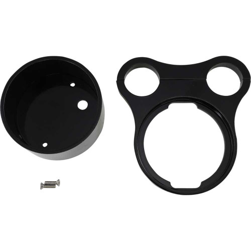 DRAG SPECIALTIES 2210-0563 Drag Specialties 1.5" T-Bar Gauge Mount - Flat Black - For Oem Gauge