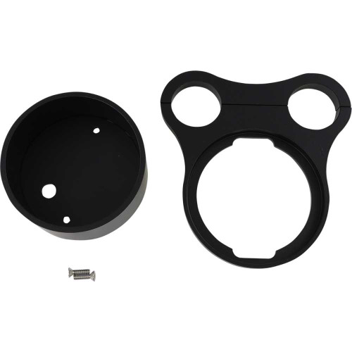 DRAG SPECIALTIES 2210-0562 Drag Specialties 1.5" T-Bar Gauge Mount - Gloss Black - For Oem Gauge