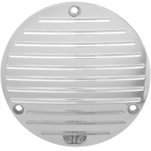 PRO-ONE PERF.MFG. 202130 Pro-One Perf.Mfg. Millennium Derby Cover - Ball Milled - Chrome 202130