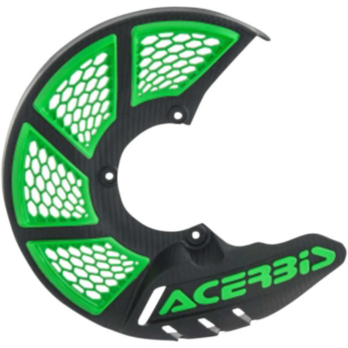 ACERBIS 2449491043 Acerbis X-Brake Disc Cover - Black/Green 2449491043