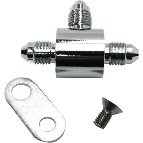 Magnum Shielding T-Block With Bracket - An3 - Chrome 1703-982