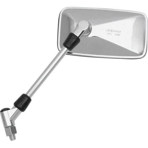 PARTS UNLIMITED 0640-0344 Parts Unlimited Mirror - Side View - Rectangle - Chrome