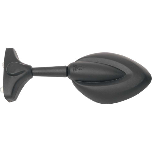 PARTS UNLIMITED 0640-0123 Parts Unlimited Universal Mirror - Black