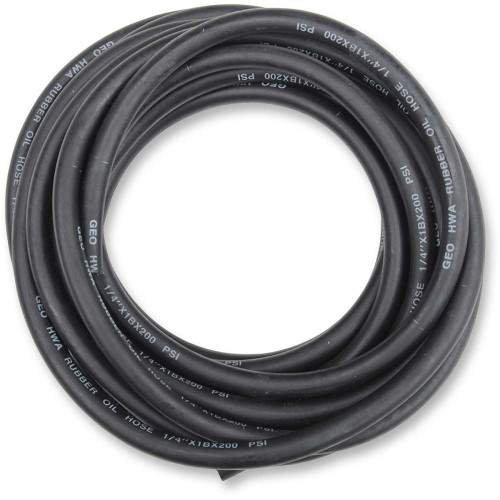 EMGO 1403731 Emgo Oil/Fuel Line - Black - 3/8" X 25' 14-03731