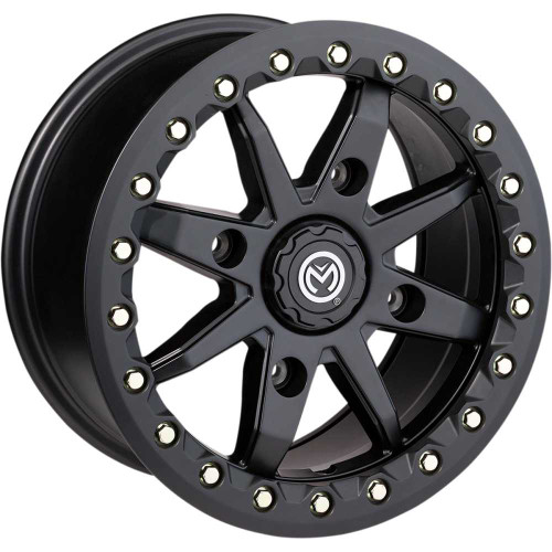MOOSE UTILITY 544BL147136SB54 Moose Utility Wheel - 544X Beadlock - Front/Rear - Black - 14X7 - 4/136 - 5+2 544Bl147136Sb54