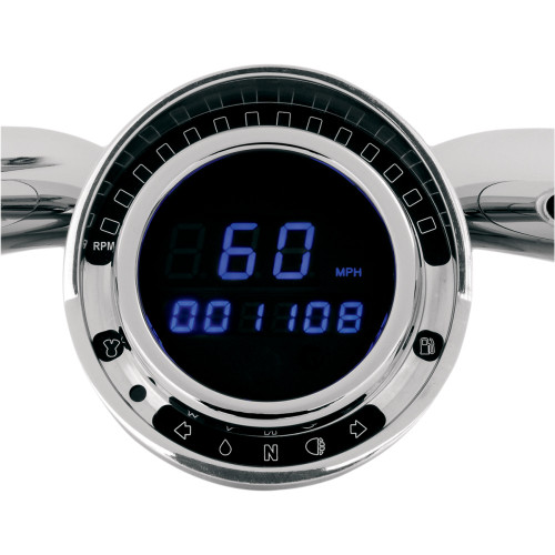Dakota Digital Big Dog Direct Plug-In Speedometer - Blue Led Bd-140