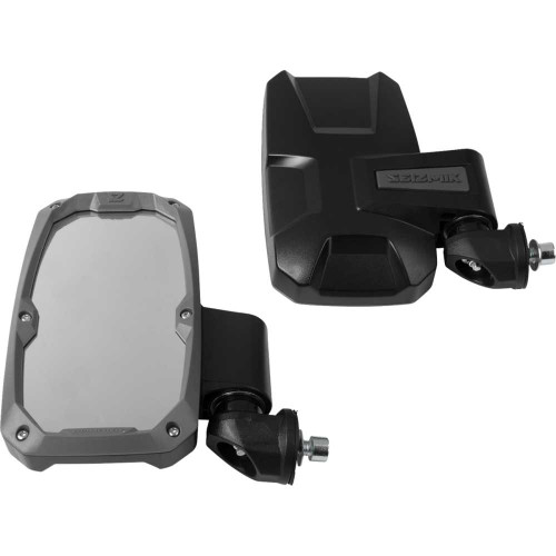 SEIZMIK 5618104 Seizmik Mirror - Embark - Side View - Rectangle - Black - 1-3/4" 56-18104